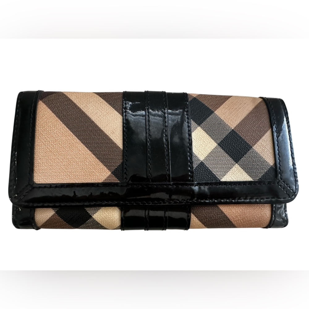 Burberry Super Nova Check Continental Wallet